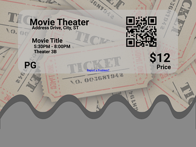 Movie Theater Email Receipt 017 dailyui email receipt movie ticket