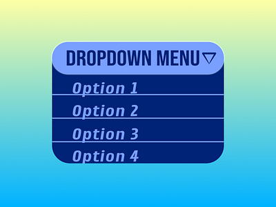 Dropdown Menu 027 dailyui dropdown menu