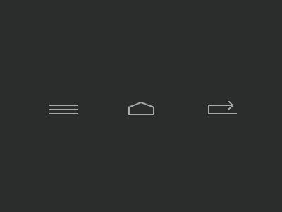 Navigation Icons icons minimal minimalistic navigation portfolio ui ux