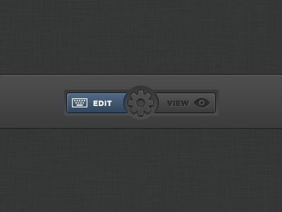 Edit'n'View app application avatar button css3 edit html5 menu nav navigation settings toggle ui ux