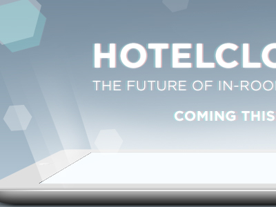 HotelCloud Facebook Cover / Teaser app cloud cover facebook graphic hotel iphone teaser