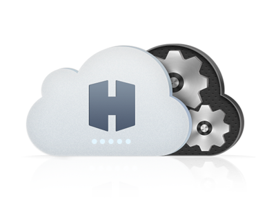 Cloud cloud hotel icon