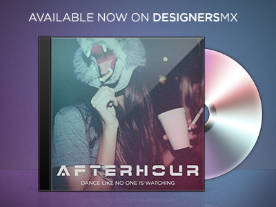 AFTERHOUR: Dance like no one is watching cd cover designersmx graphic music tunes