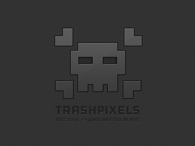 trashpixels logo (2013) branding identity logo trashpixels