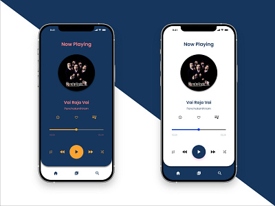 Music Player app design ui ux