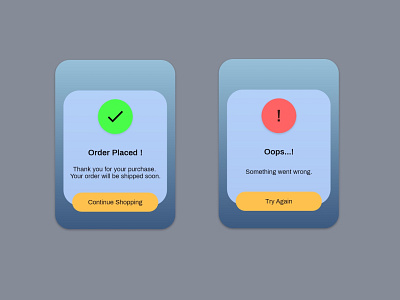 Flash message app design ui ux