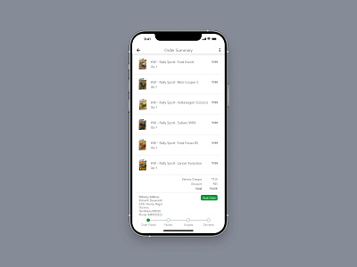 Email Receipt app design minimal ui ux