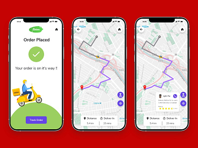 Location Tracker app branding design ui ux