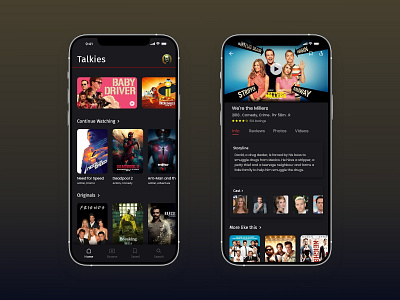 TV App app design ui ux