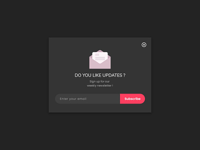 Subscribe app design minimal ui ux