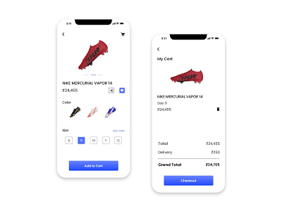 Customize Product design minimal ui ux