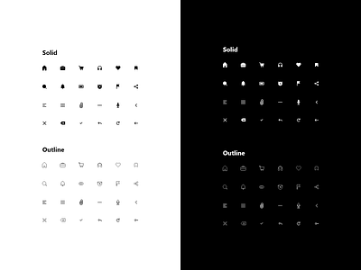 Icon Set illustration minimal