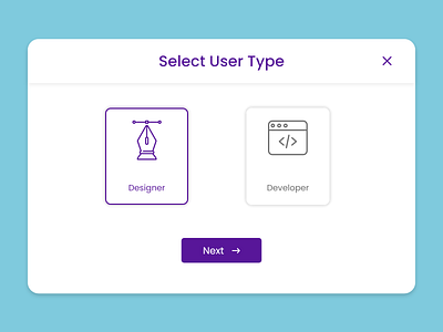 User Type design minimal ui ux