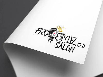Hair Salon Logo beauty boutique care fashion hair cut hair designer hair dresser hair studio hairdresser salon logo women