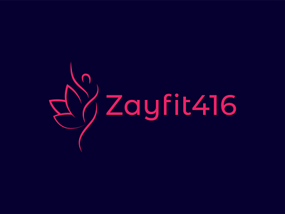 Zayfit416 Logo Design for New Startup | Creative Logo business logo flat logo flower logo logo design concept logo designer minimal minimalist logo