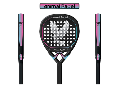 Eagle Padel Racket Print Ready Design badminton padel padel racket racket rackets design racquetball shuttlecock sports sports design squash tennis