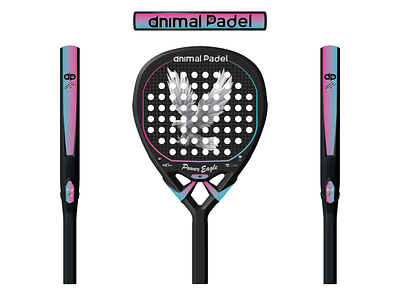 Eagle Padel Racket Print Ready Design