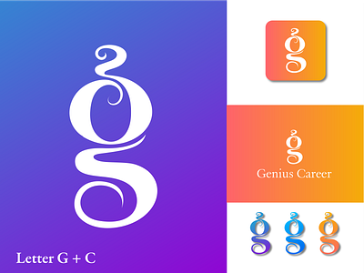 G and C Letter Logo c logo clean logo creative logo flat logo g and c logo g logo gc logo letter logo minimalist logo modern logo text logo