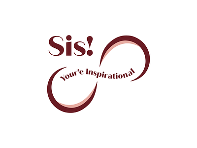 Sis your inspirational logo branding business logo clean logo inspiration inspirational logo logomaker modern logo typography typography logo