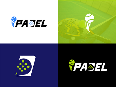 I Padel Racket Logo badminton logo letter logo logodesign padel padel design padel logo racket logo sports logo tennis text logo