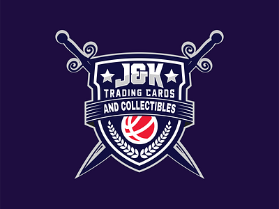 J & K Trading Cards Sports Logo ball logo card logo treading logo