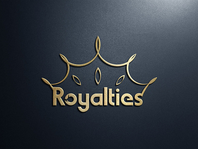 Royalties Logo fashion luxury majestic crest marketing pay queen