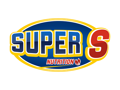 Super S Nutrition Logo fitness logo food logo health logo nutritionist organic logo super s super s nutrition logo