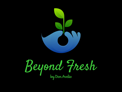 Beyond Fresh Logo beyond food logo fresh fresh fruits leaf logo logo natural logo organic organics vegetables