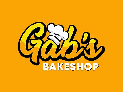Gabs Bakeshop Logo bakery logo bakeshop bread logo butter cake logo food logo gabs logo shape logo sweat logo typography logo
