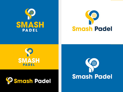 Smash Padel Logo flat logo letter logo logo logo designer minimal logo monogram p letter padel padel design padel logo racket logo s letter smash smash padel sp letter sp logo sports logo tennis logo typography