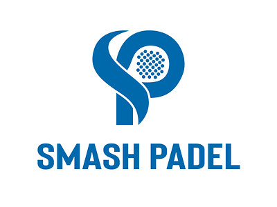 Smash Padel Logo flat logo ipadel logo logo designer minimal monogram logo paddle padel designer padel logo racket smash padel smash racket tennis tennis logo typography