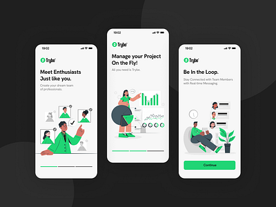 Onboarding Screens | Tyrbe App