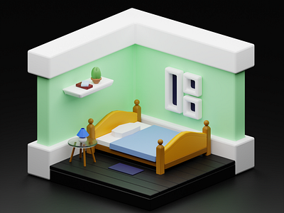 Isometric room