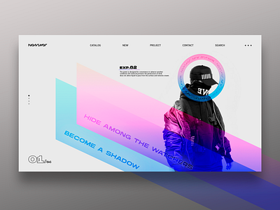 Nonshot – Techwear Shop design minimal ui ux web website