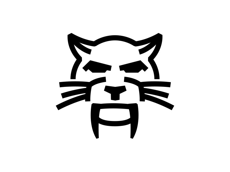 Saber-tooth Tiger Logo by Josh Tuck on Dribbble