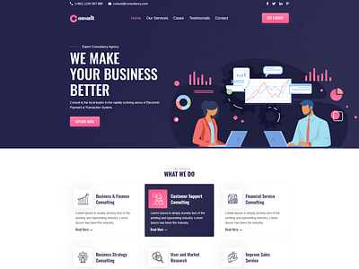 Consult - Consultancy Agency UI