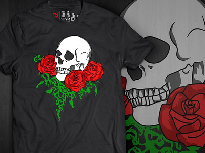 Skull Rose Tshirt