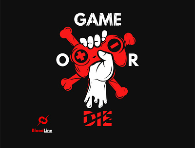 Game Or Die app branding design icon illustration logo tshirt tshirt design typography ui ux vector web