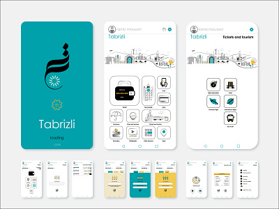 Tabrizli app app design icon illustration ui ux