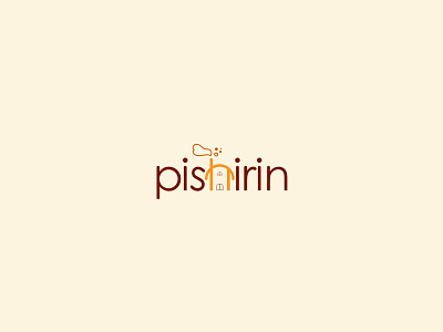 Pishirin branding logo typography