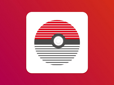 #001 Icon Pokemon Go - Poke Ball 2016 icon inakiserna pokeball pokemon secondday sketch ui design