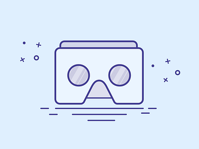 #012 - VR Icon line design