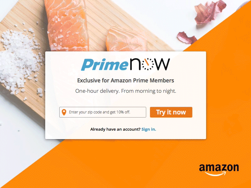 Amazon Prime Now - Animation