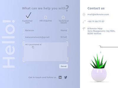Contact Page address best practices contact form creative design designer email figma hello illustration phone ui ux website