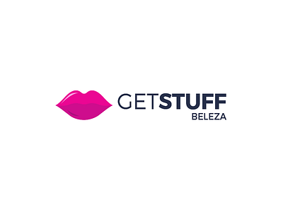 Getstuff Beleza Logotype flat girls logo logotype shop