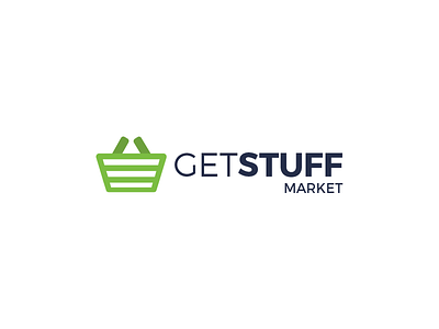 Getstuff Market Logotype flat icon illustrator logo logotype market photoshop shop vetor