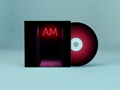 Album Cover redesign – Arctic Monkeys AM album cover design concept cover design editorial design photoshop redesign typography