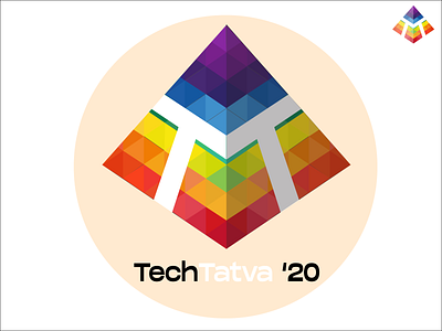 Prism Logo Mockup colours light logo logodesign prism spectrum tech