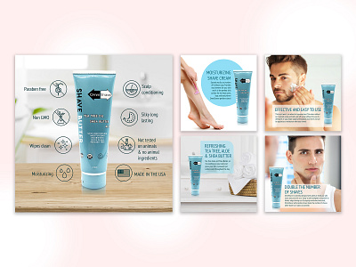 Shave Butter infographic amazon branding design infographic infographic design