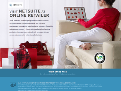 NetSuite Online Retailer parallax responsive